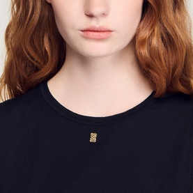 Logo Knit Top