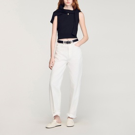 Logo Knit Top