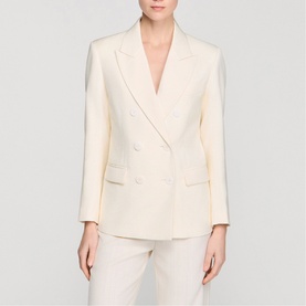 Double-Breasted Suit Jacket