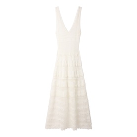 Pointelle Knit Dress