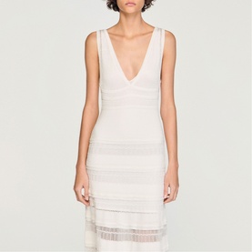 Pointelle Knit Dress