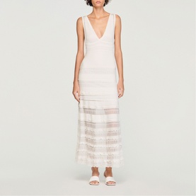 Pointelle Knit Dress