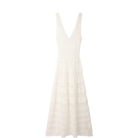 Pointelle Knit Dress