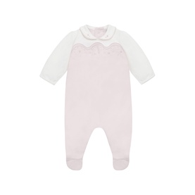 Leah Embroidered Onesie Babygrow