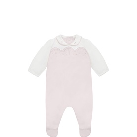 Leah Embroidered Onesie Babygrow