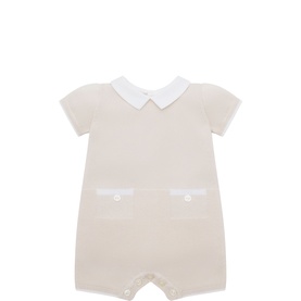 Logan Knitted Button Romper