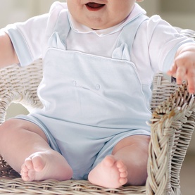 Lucas Bear Onesie Dungaree Romper