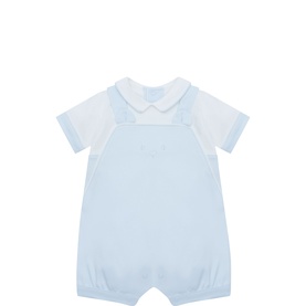 Lucas Bear Onesie Dungaree Romper