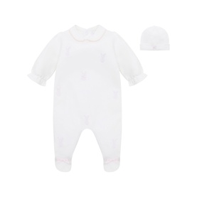 Lucy Bunny Babygrow & Hat Two-Piece Set