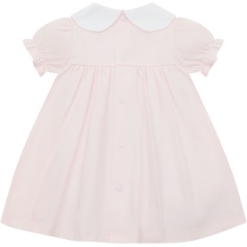 Lucia Embroidered Floral Pleated Dress