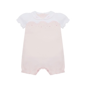 Lavinia Embroidered Floral Romper