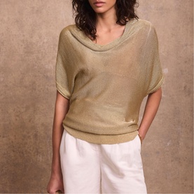 Cowl Knitted Sweater