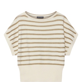 Striped Batwing Top