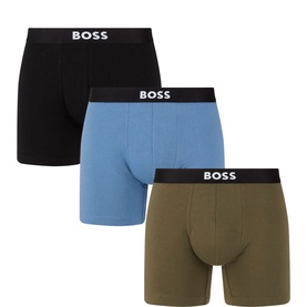 Logo Stretch Boxer Briefs Three-Pack