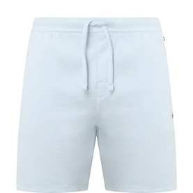 Logo Waffle Texture Drawstring Lounge Shorts