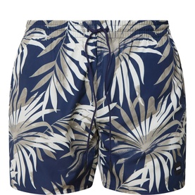 Piranha Print Logo Swim Shorts