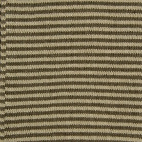 Hugo Boss Stripe Crew Socks Two-Pack in medium green, close-up of ribbed stripe knit texture showing alternating tonal green bands.