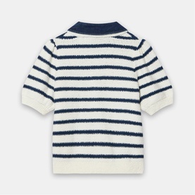 Knit Denim Mix Sweater