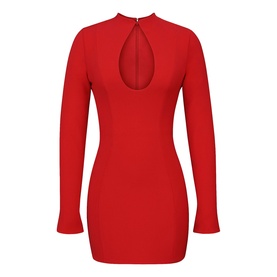 Lotus Keyhole Mini Dress