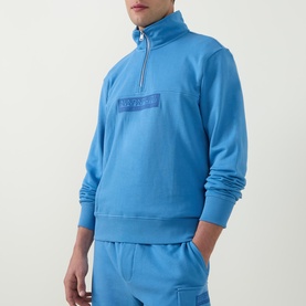 Box Logo Half-Zip Sweatshirt