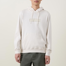 Box Logo Drawstring Hoodie