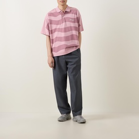Spectrum Logo Striped Polo Shirt