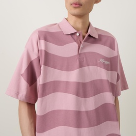 Spectrum Logo Striped Polo Shirt