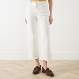 Stovepipe Straight Leg Cropped Jeans