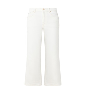Stovepipe Straight Leg Cropped Jeans