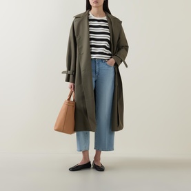 Stovepipe Straight Leg Cropped Jeans