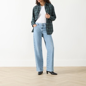 Stovepipe Straight Leg Jeans
