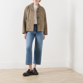 Stovepipe Ankle Straight Leg Jeans