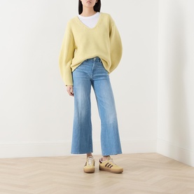 Lotta High-Rise Ankle Wide Leg Jeans