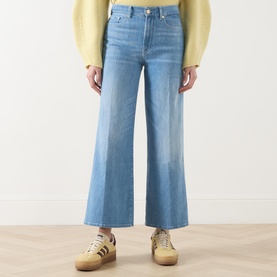 Lotta High-Rise Ankle Wide Leg Jeans