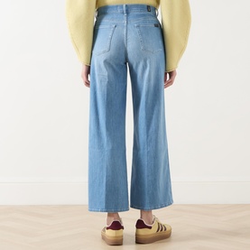 Lotta High-Rise Ankle Wide Leg Jeans