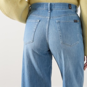 Lotta High-Rise Ankle Wide Leg Jeans