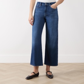 Lotta High-Rise Ankle Wide Leg Jeans