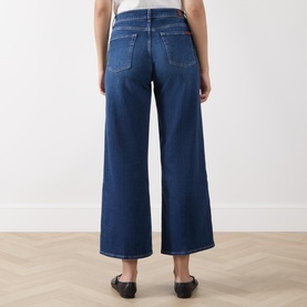 Lotta High-Rise Ankle Wide Leg Jeans