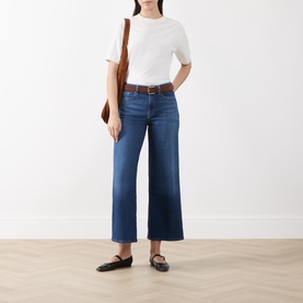 Lotta High-Rise Ankle Wide Leg Jeans