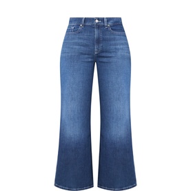 Lotta High-Rise Ankle Wide Leg Jeans