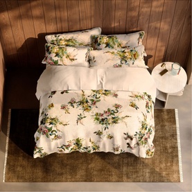 Reilly Floral Duvet Set Natural