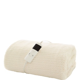 Sandringham Heated Throw Cream