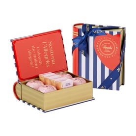 8-Piece Assorted Chocolates in Mini Book Tin 105g