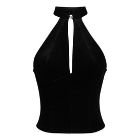Zia Velvet Halter Neck Top