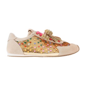 Islington Embellished Bow Sequin Trainers
