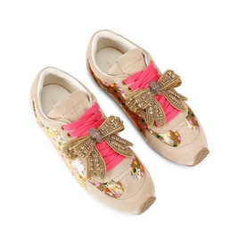 Islington Embellished Bow Sequin Trainers