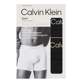 Three-Pack Icon Logo Boxer Briefs