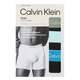 Three-Pack Icon Logo Boxers