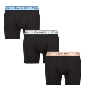 Three-Pack Microfiber Stretch Boxer Briefs