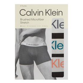 Brushed Stretch Trunks Three-Pack